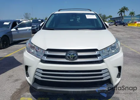 2019 Toyota Highlander Le Plus из США, поврежденный, VIN 5TDZZRFH5KS348391